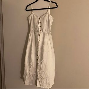 White linen dress from HM